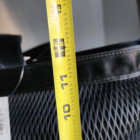 Victoria Secret VSX Large Black Mesh Tote Travel Bag NWT - Picture 5 of 5